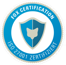 ISO 27001 zertifiziert